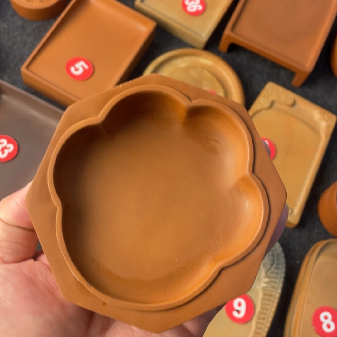 特价猫爪澄泥砚台