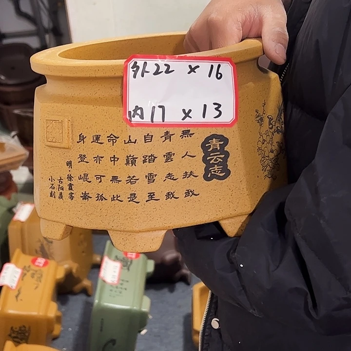 紫砂花盆紫砂花盆