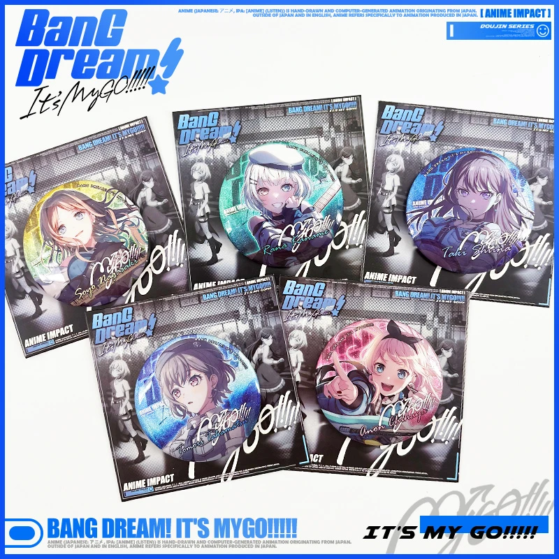 BanG Dream It's MyGO动漫椎名立希高松灯要乐奈徽章谷子吧唧