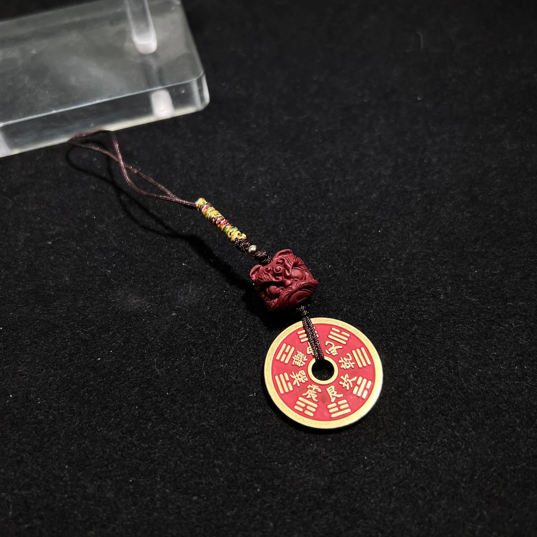 山鬼钱醒狮头手机挂 KT24120724