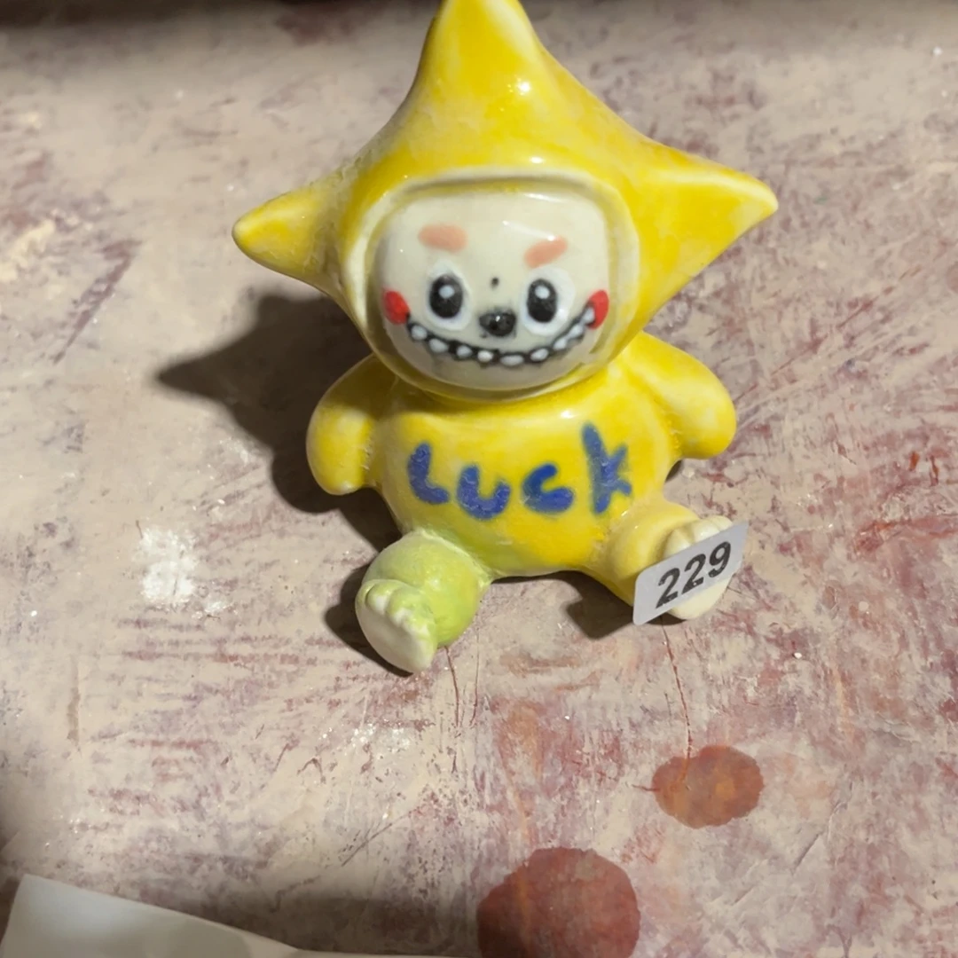 摆件纯手工抽象陶瓷摆件微瑕229