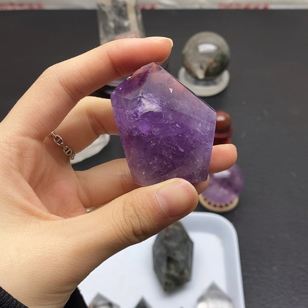 未镶嵌水晶珠宝半成品25水晶石