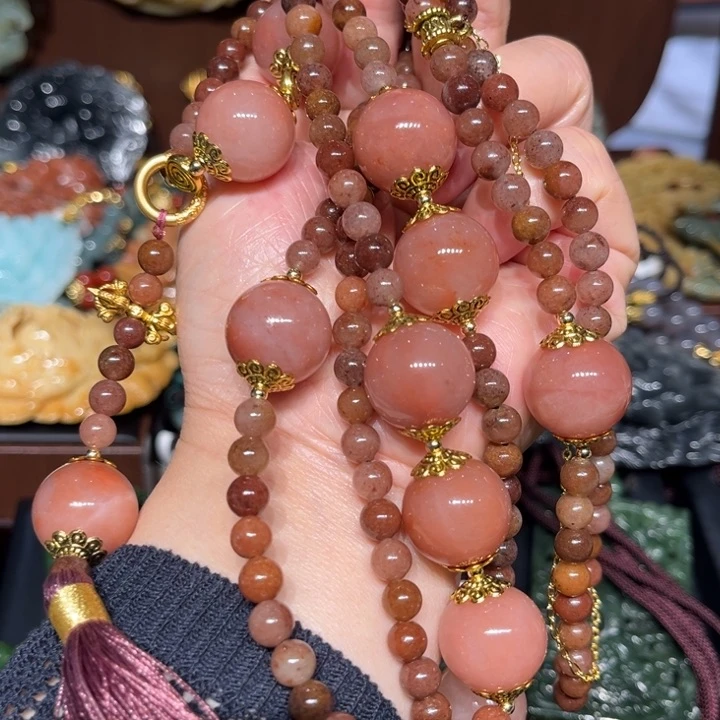 岫玉未镶嵌毛衣链