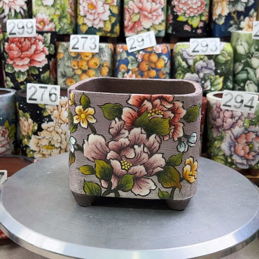 景德镇陶瓷花盆景德镇陶瓷花盆