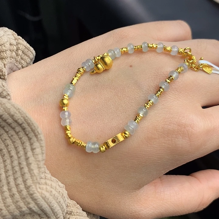 翡翠未镶嵌手链手串