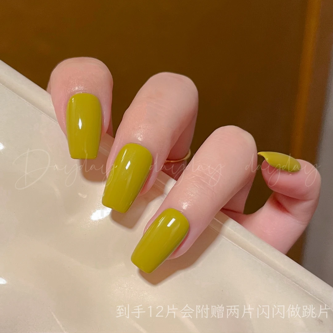 【蜂蜜芥末】Dayday纯手工高端甲片原创穿戴甲美甲片高级感美甲