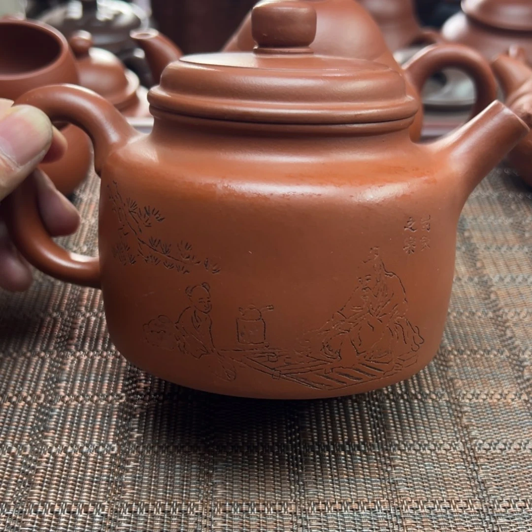 茶壶紫砂宜兴原矿紫砂壶350毫升容量