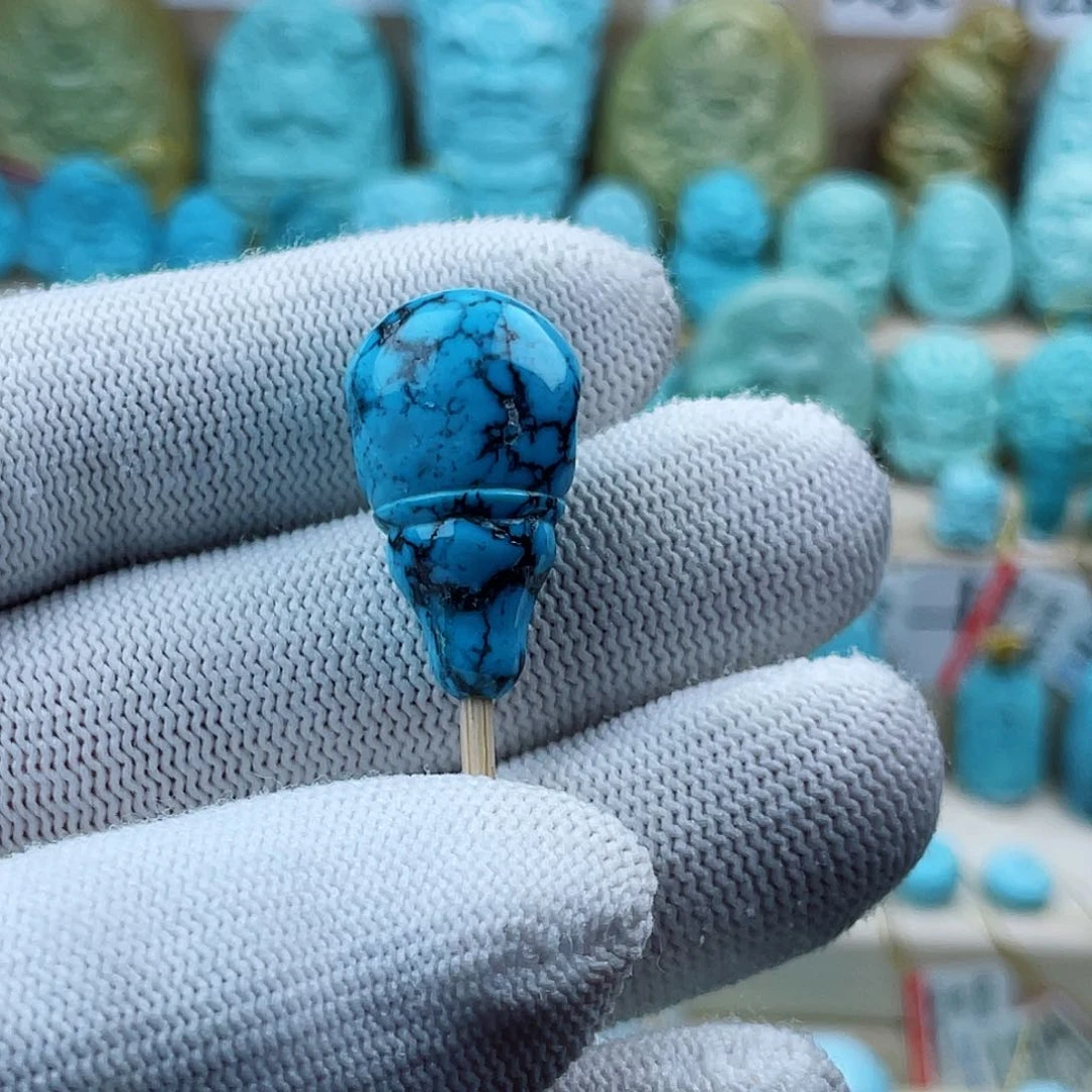 未镶嵌绿松石珠宝奇石陈*华14.5