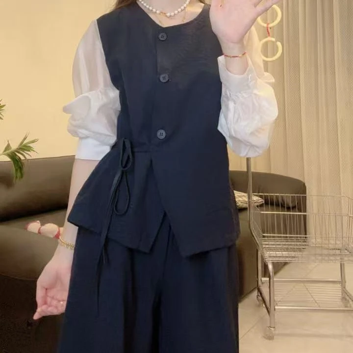 早秋时尚套装老钱风极简风优雅时尚套装两件套减龄秋季长袖2300