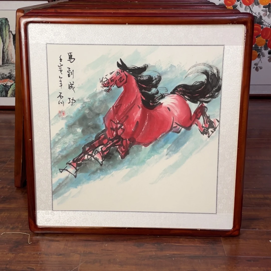 国画带框尺寸63*63厘米