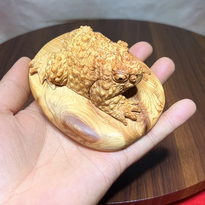 良***s柏木（崖柏）崖柏手工雕刻呱呱