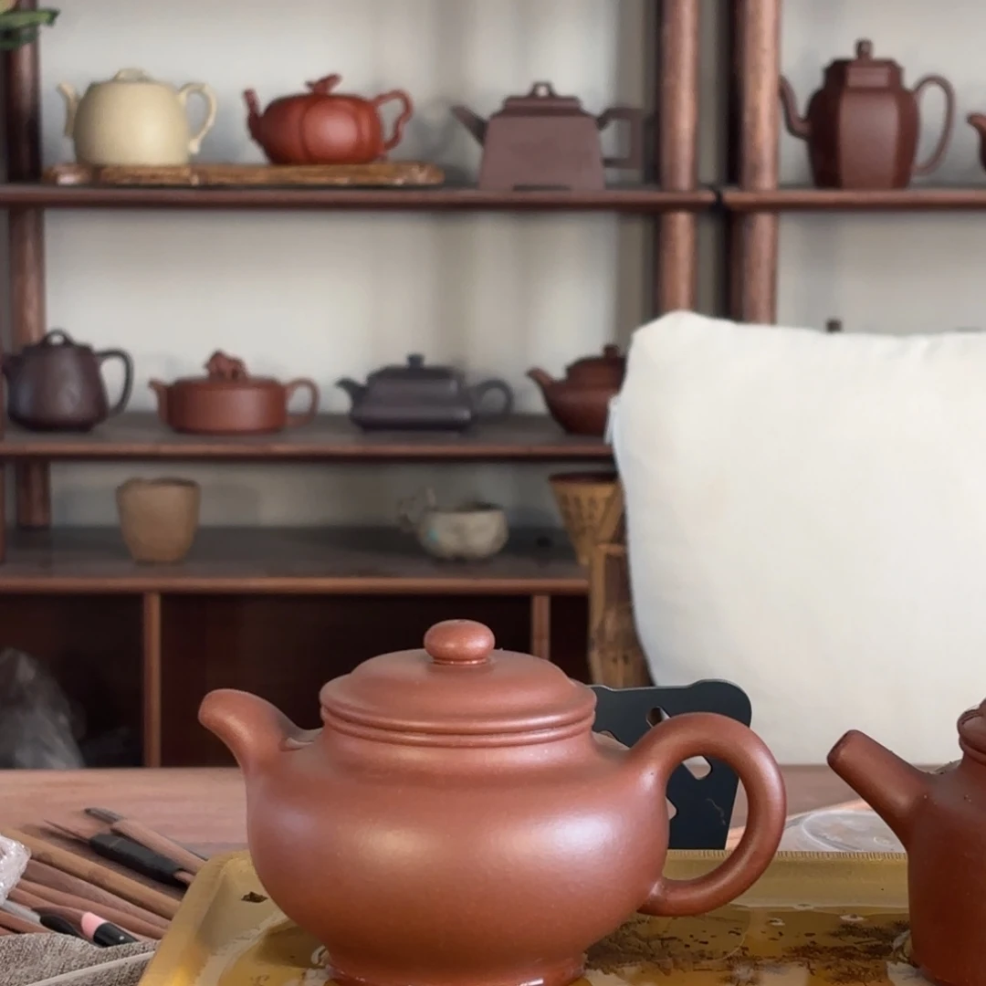 紫砂茶壶全手工紫泥掇只200CC