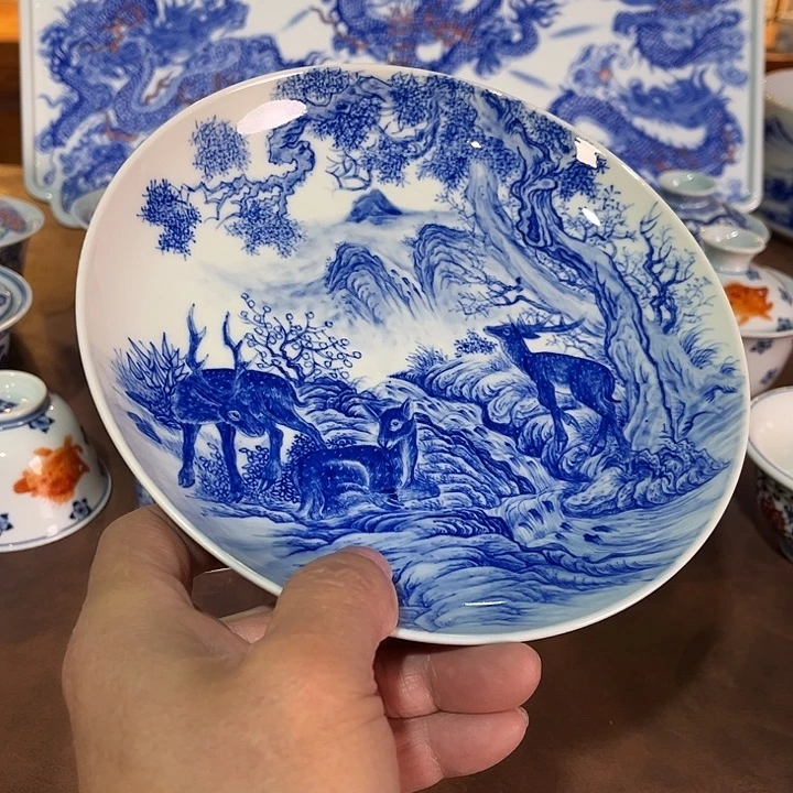 錡镇堂手工手绘壶承