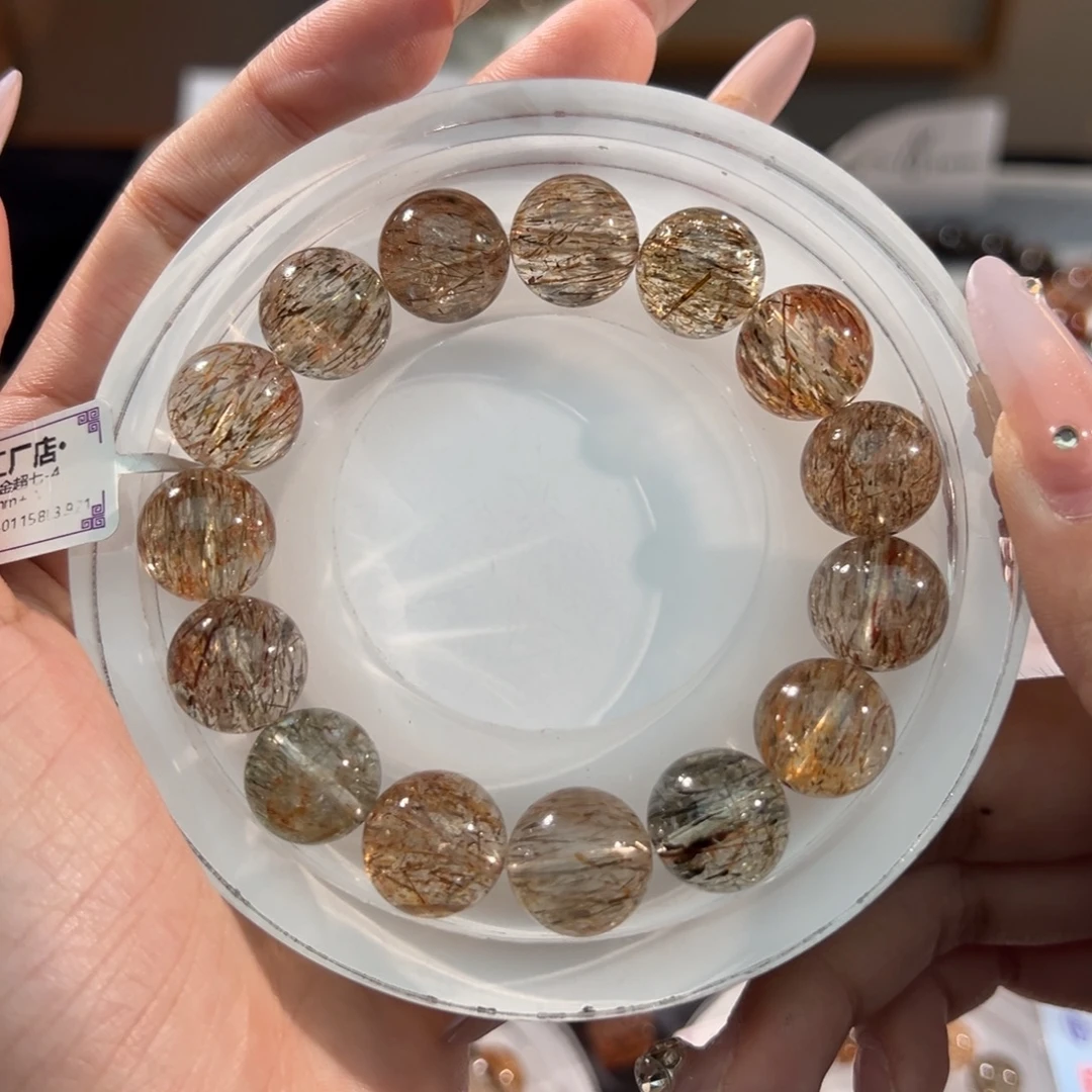 水晶手链未镶嵌黑金超七14