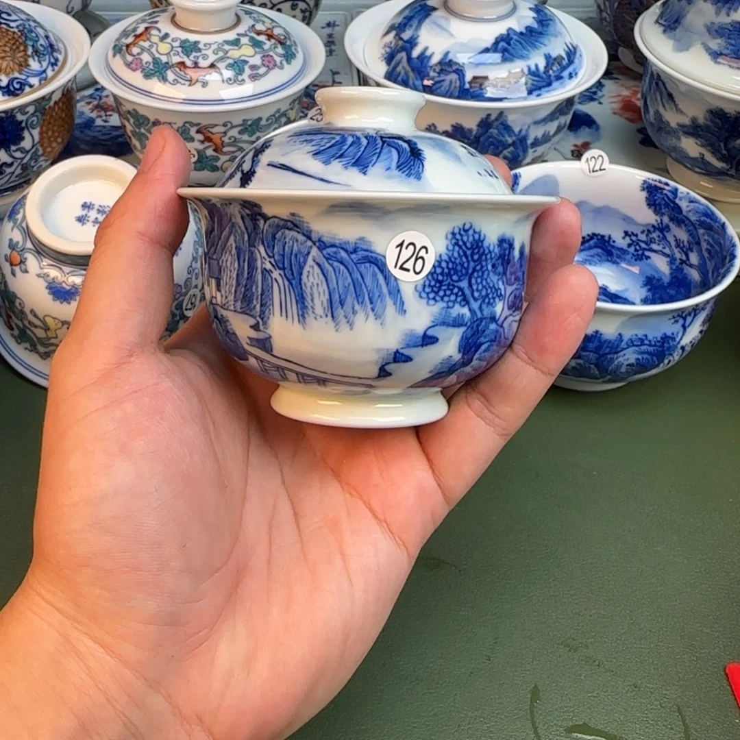 彦祖纯手工手绘茶具126