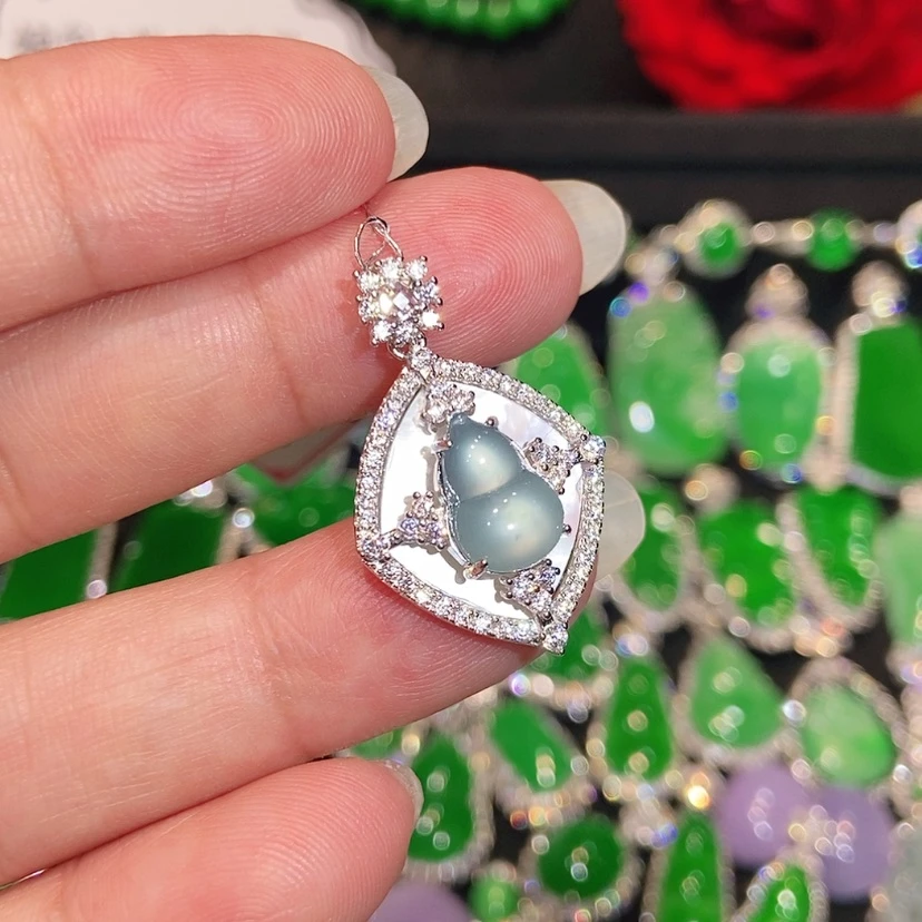 【闪购商品】颈饰未镶嵌翡翠天然翡翠