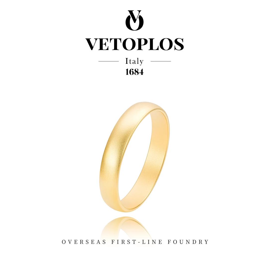 VETOPLOS★经典款古法素圈百搭手镯 圆圆满满 G0253