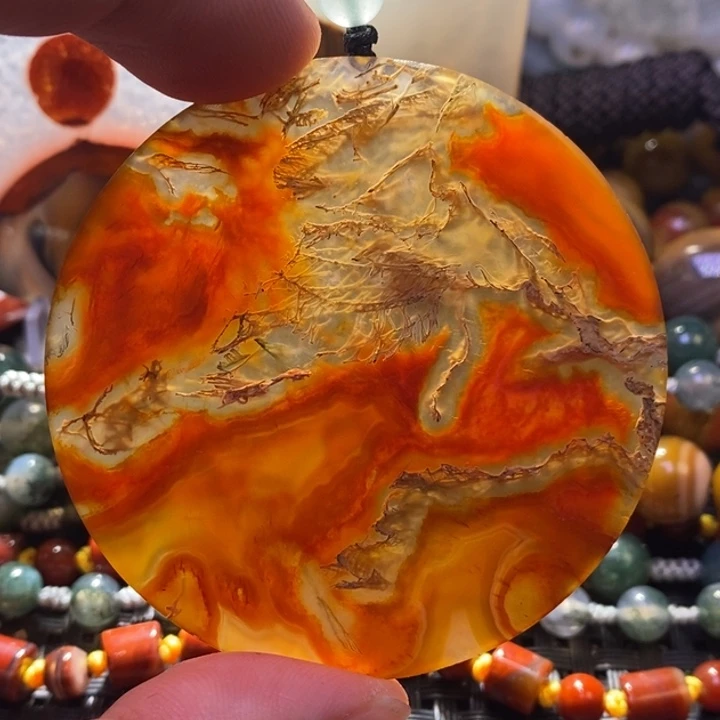 【闪购商品】玛瑙/玉髓颈饰未镶嵌点*滴