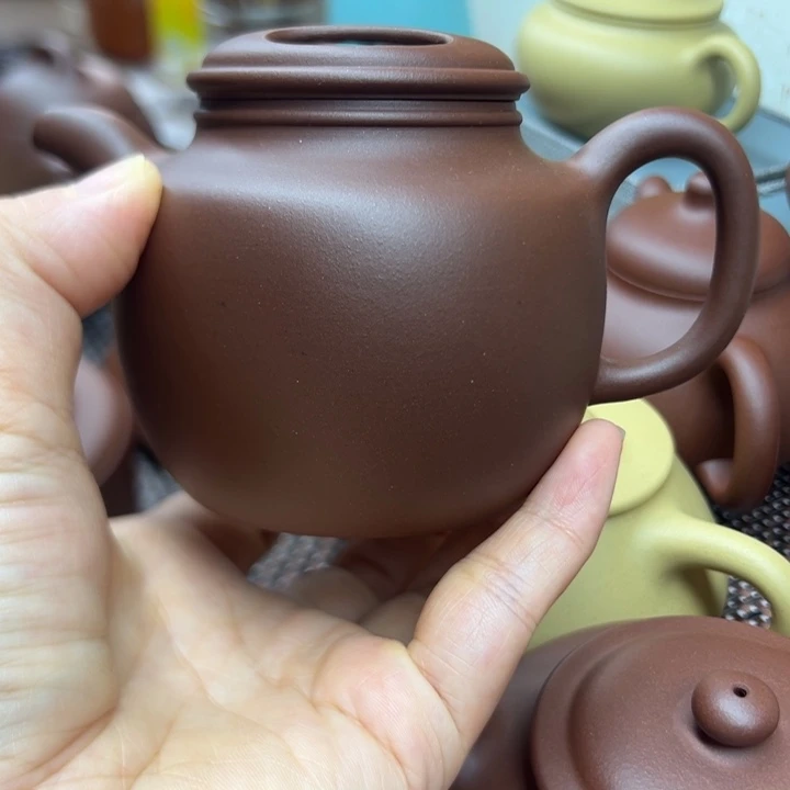 茶壶紫砂老*半手工制作