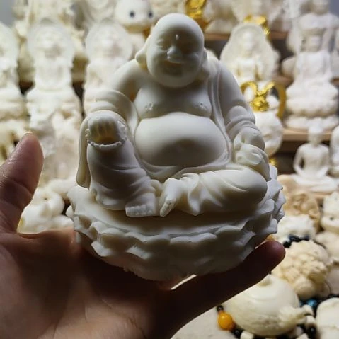木菩提果坐弥勒佛，+底座