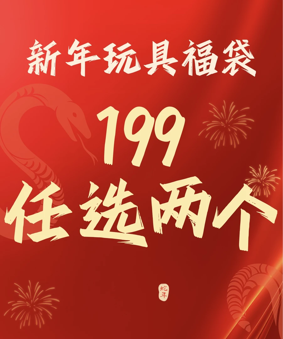 新春福袋 2025年精品积木 10款产品任意组合