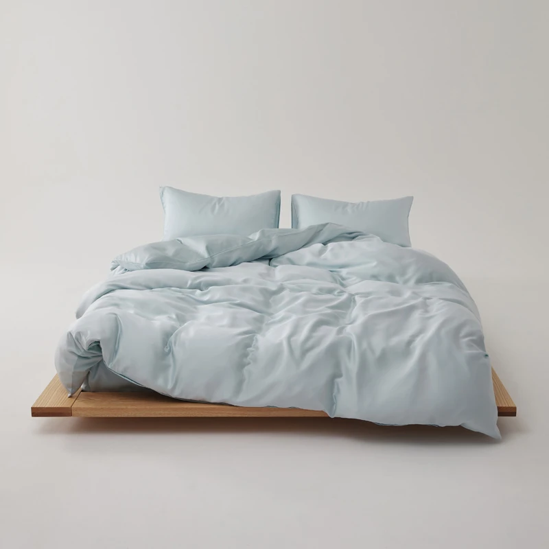 奥地利兰精天丝四件套纯色床上用品床笠夏季凉感丝滑套件