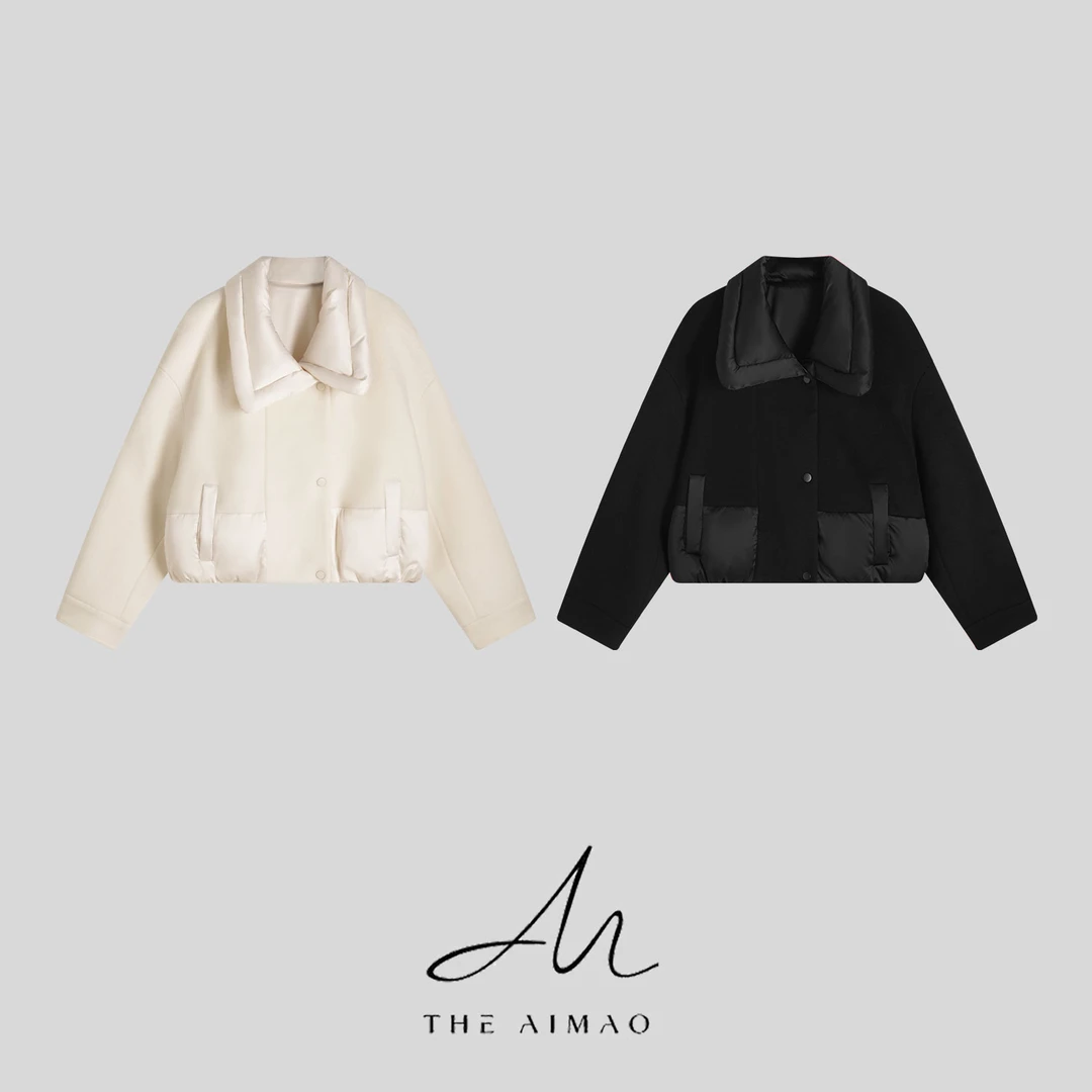 【THE AIMAO】“凛冬美学“羊绒羊毛填充90%鹅绒御寒羽绒服XYX83045