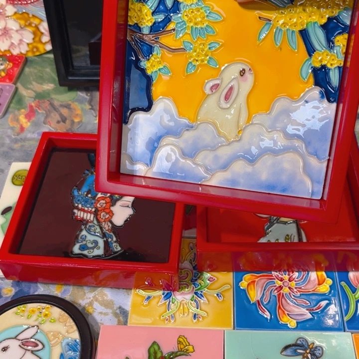 瓷片瓷板画艺术作品