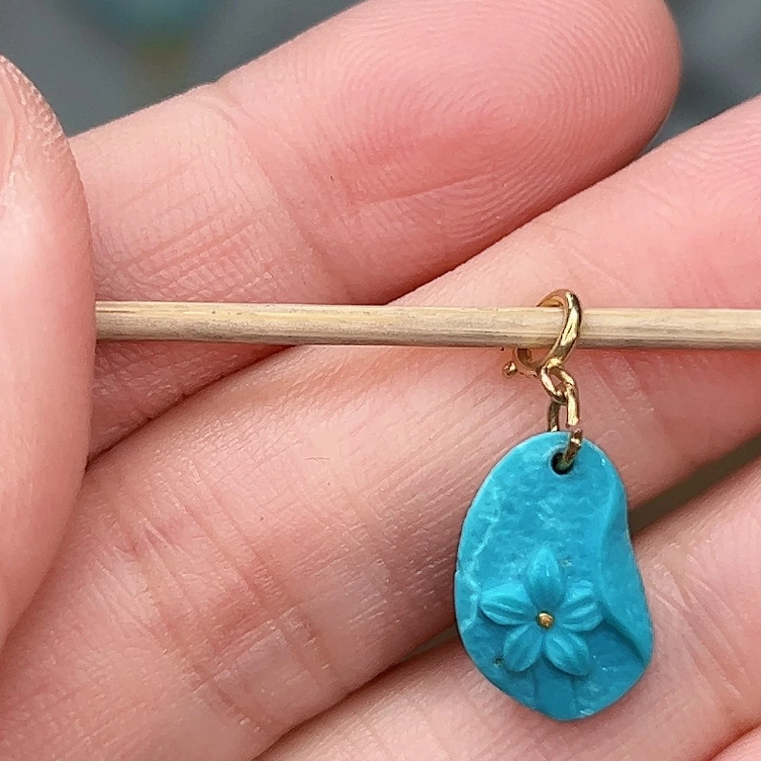 绿松石珠宝奇石未镶嵌