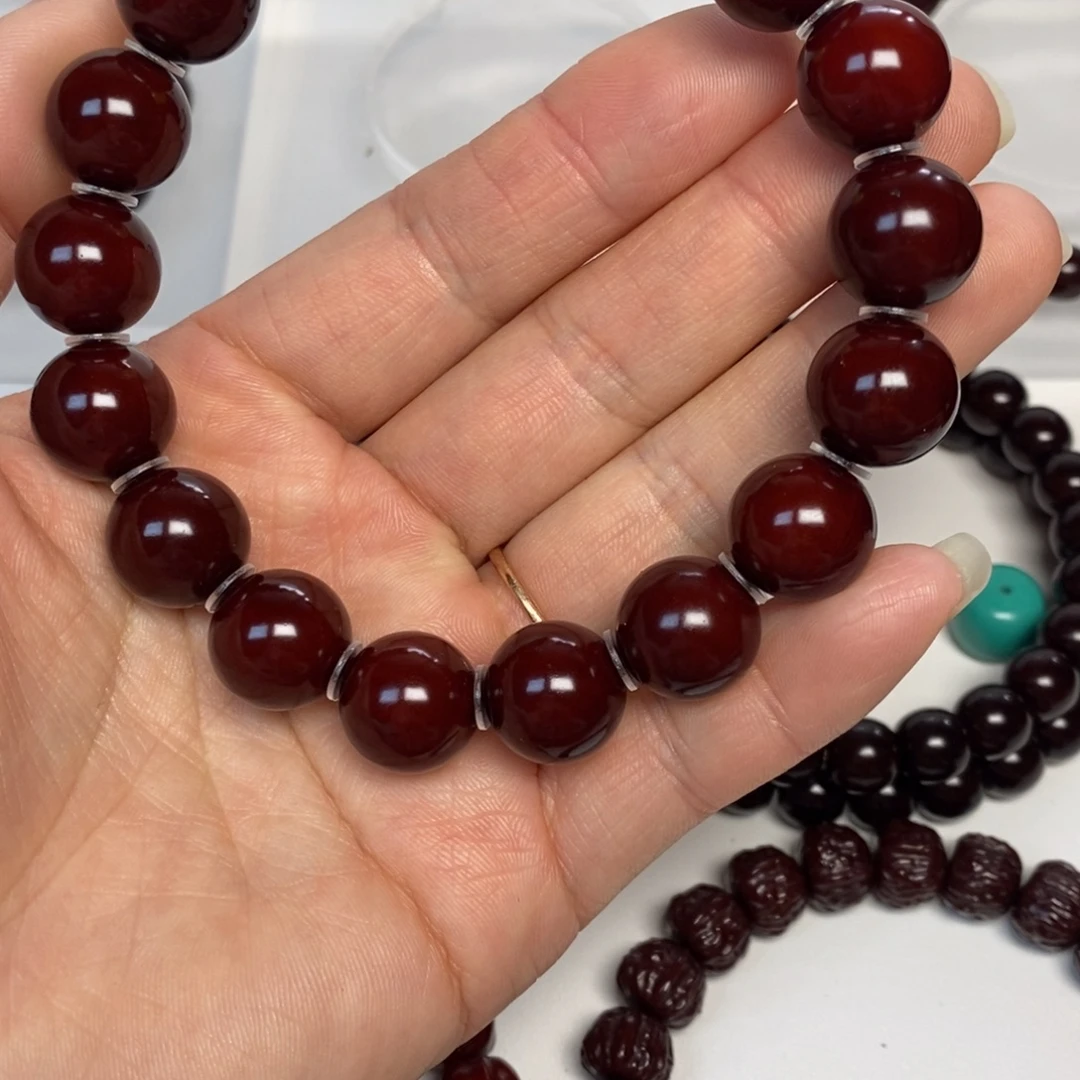 J***️手串猴头核桃光珠