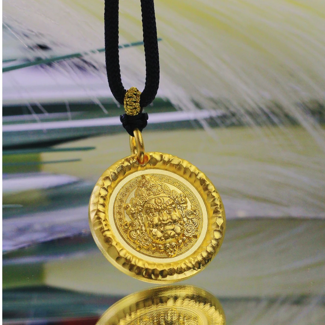 吊坠足银 大黄米神富人朝气蓬勃礼物文体古法吊坠