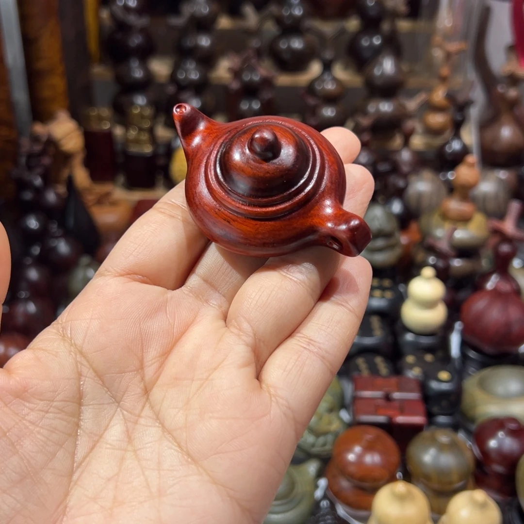 香榧木东非紫檀把把壶