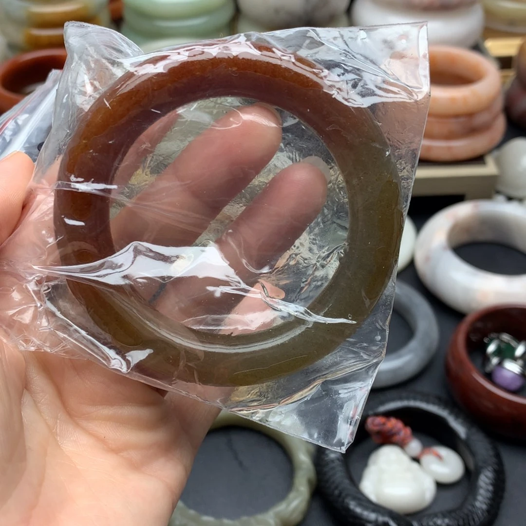 石英质玉未镶嵌手镯梦*涯