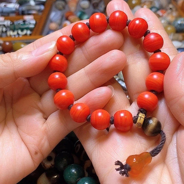 玛瑙/玉髓颈饰未镶嵌心***霞