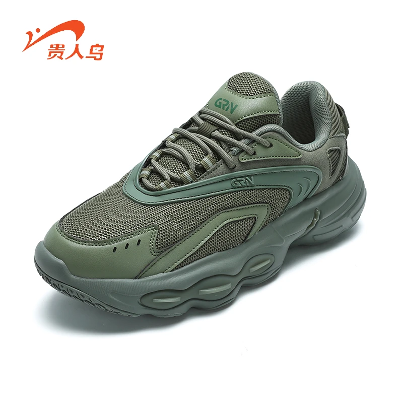 贵人鸟男鞋女鞋老爹鞋透气网面厚底增高减震休闲鞋子上班通勤潮鞋