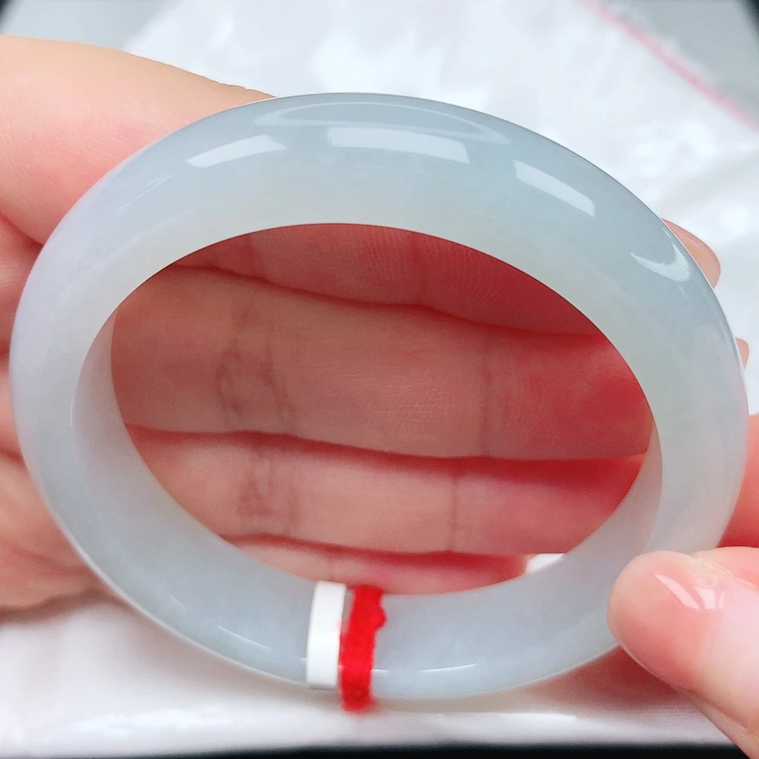 翡翠手镯未镶嵌2纯色百搭