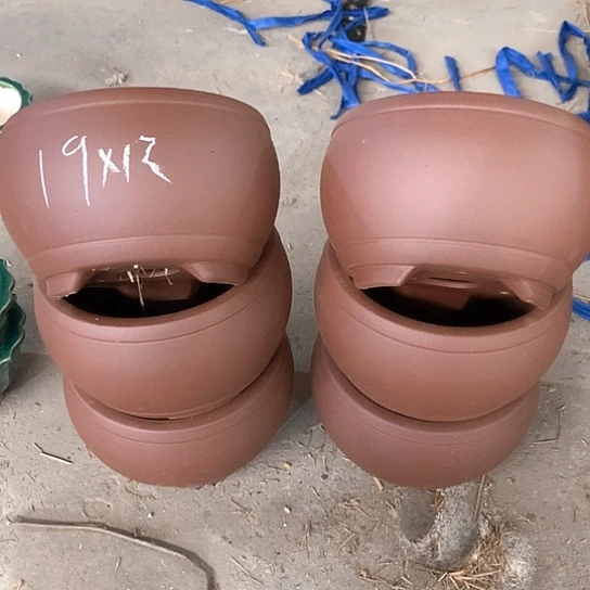 紫砂花盆    紫砂处理6个