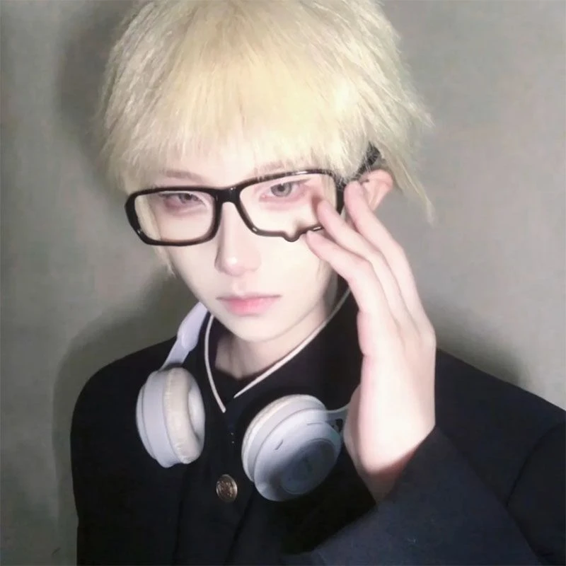 流泪眼镜框可爱日系哭哭眼镜无镜片滴泪眼镜架高级感镜架素颜神器