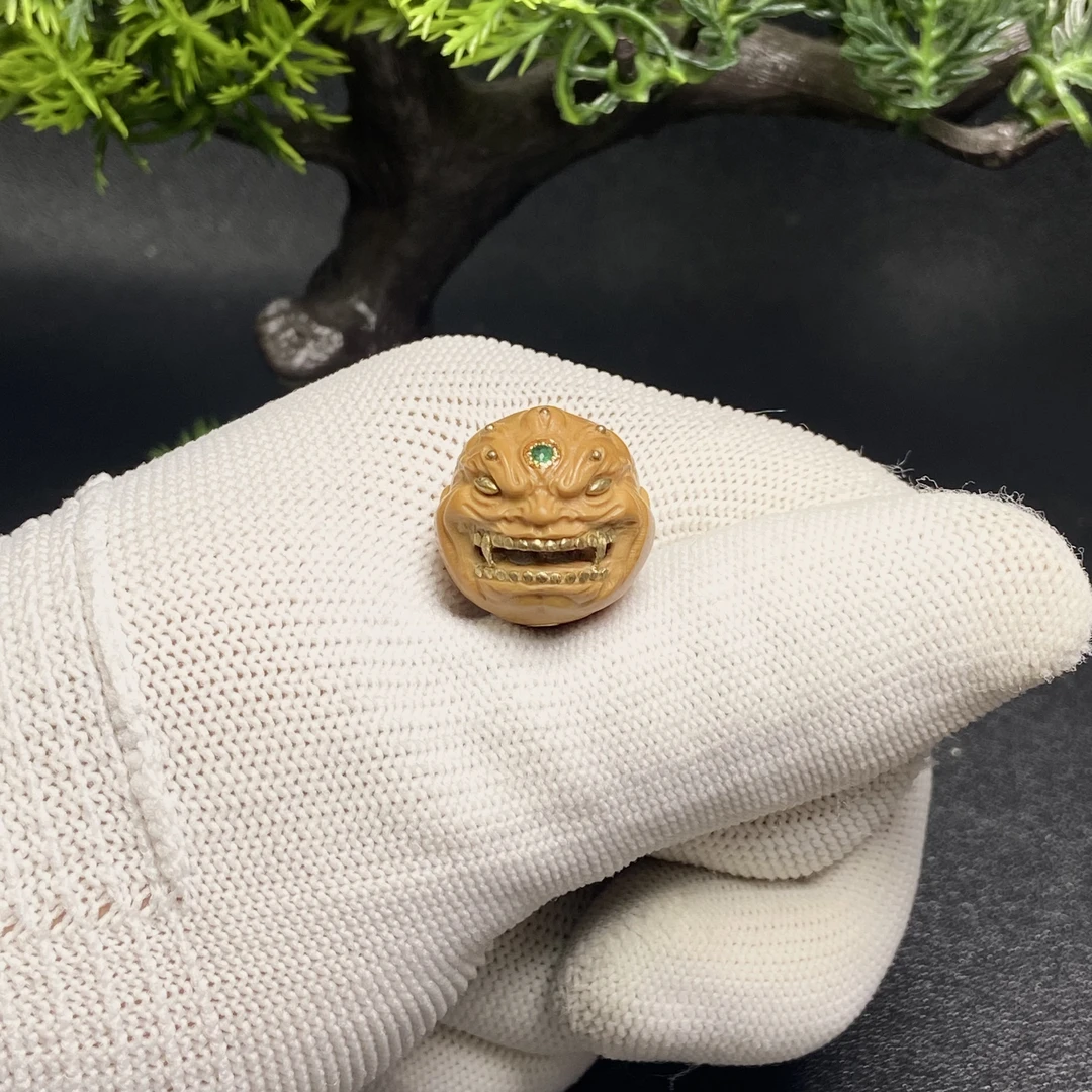 猴头核桃单颗雕刻天眼六目恶僧