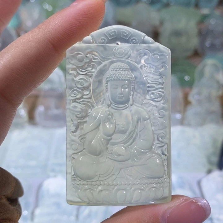 淡***锭岫玉未镶嵌吊坠吊坠
