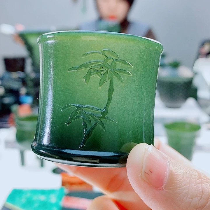 和田玉（青玉）未镶嵌把件