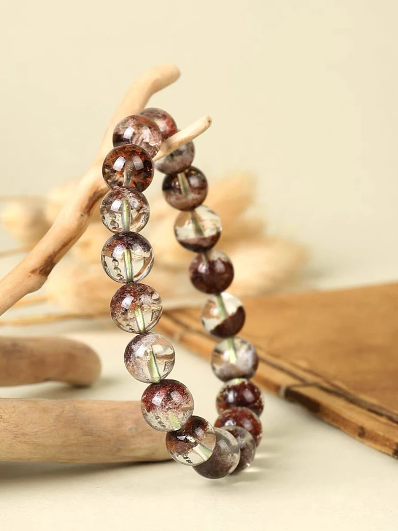 幽灵千层聚宝盆手串水晶意象手串时尚百搭多样性发一件