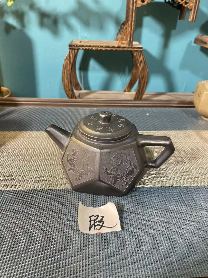 宜兴正品手工制作的紫砂壶瑕疵砖石