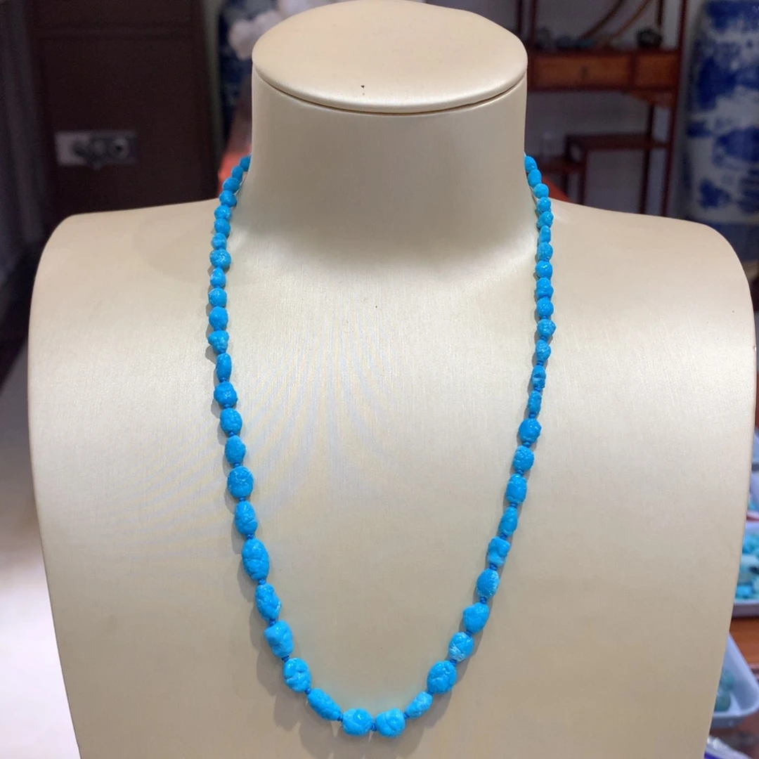 未镶嵌绿松石锁骨链