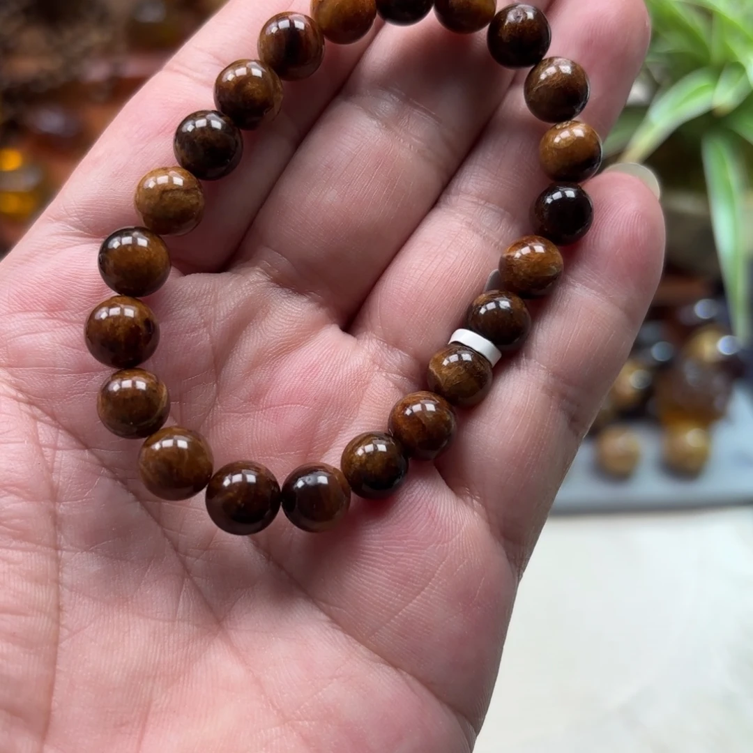 手链琥珀未镶嵌血沙根珀8