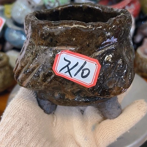 粗陶花盆手工花盆制作就这样