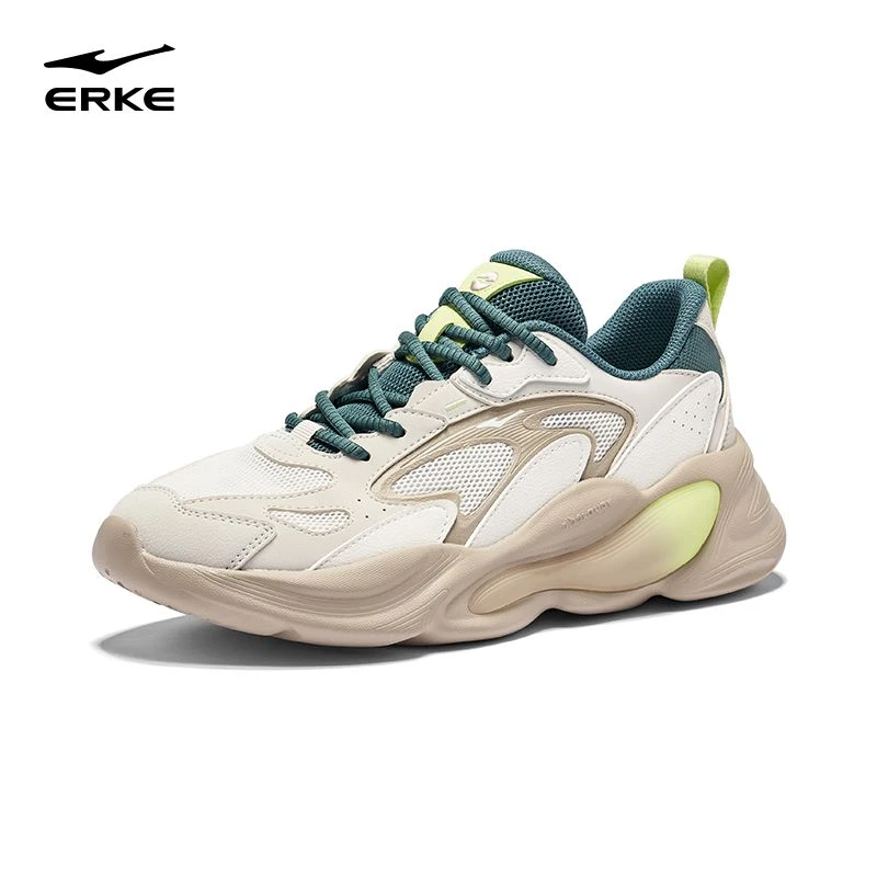 erke/鸿星尔克新款未央2情侣休闲鞋透气复古潮流时尚面包鞋男鞋子