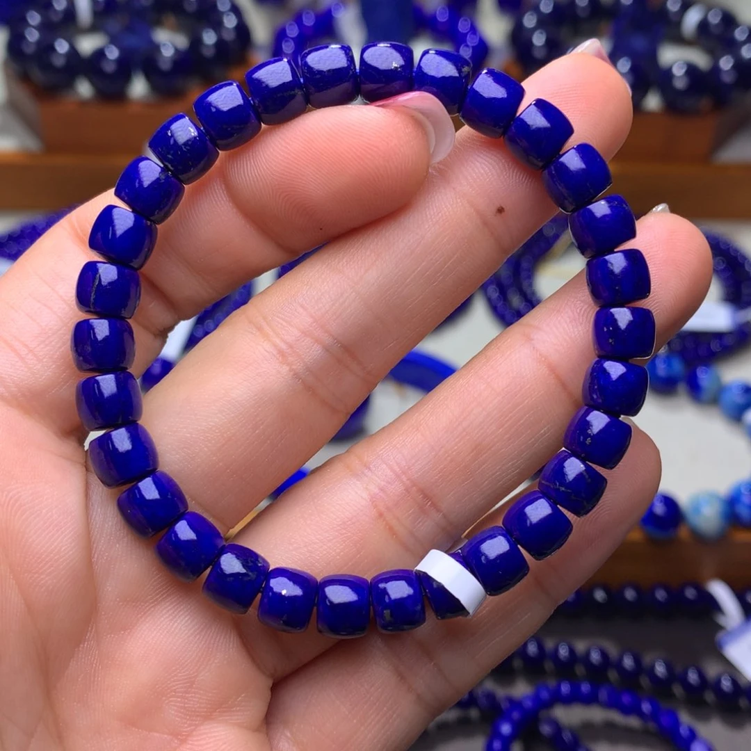 青金石手串未镶嵌7mm17