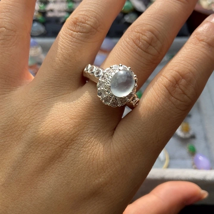 翡翠戒指合金戒指