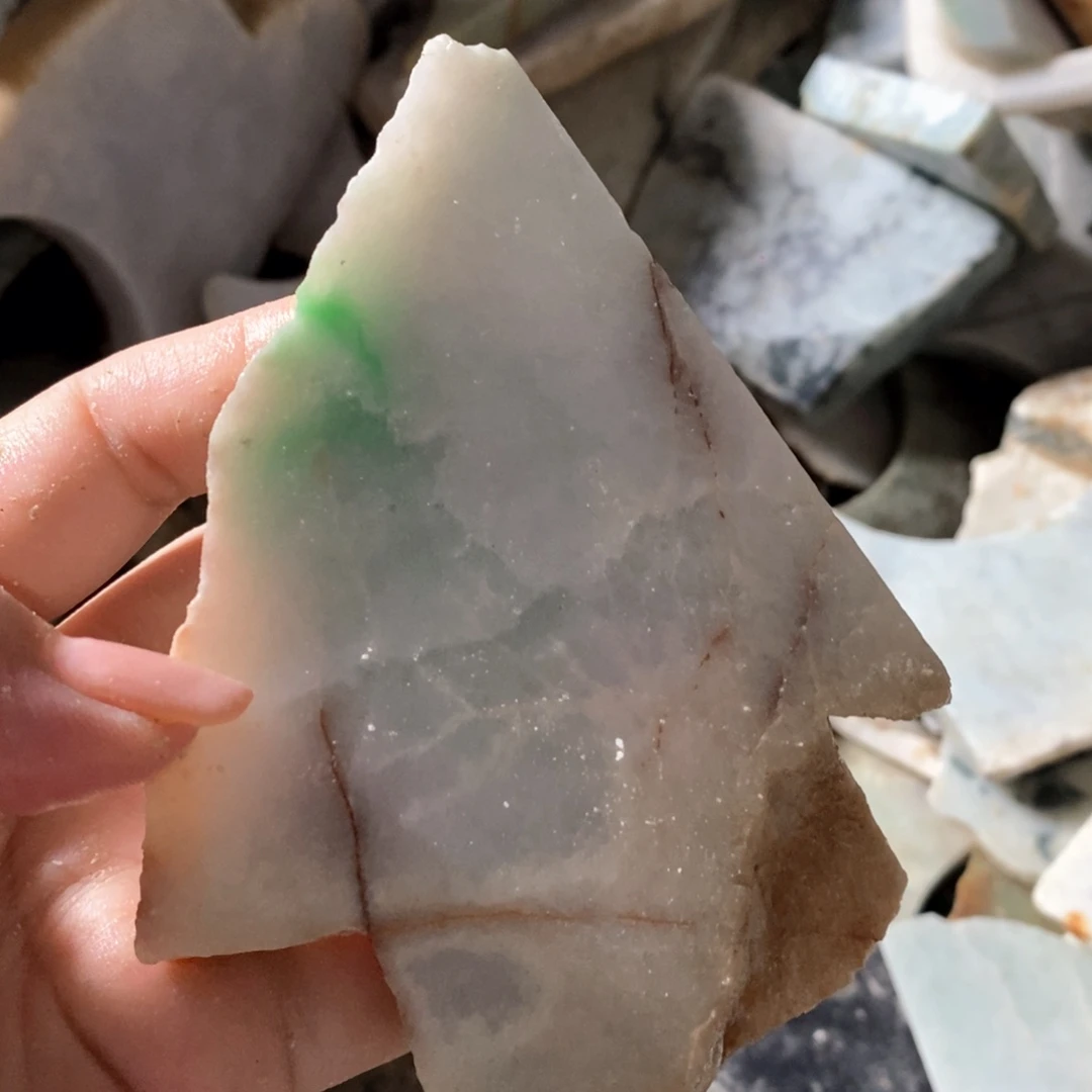 颈饰未镶嵌翡翠天然翡翠